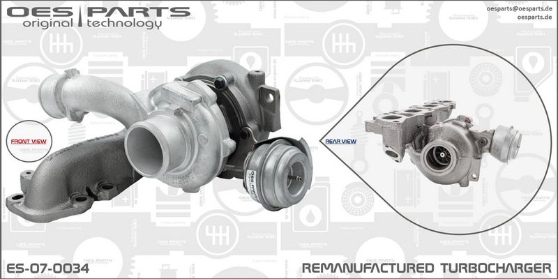 OES PARTS Kompressor,ülelaadimine ES-07-0034